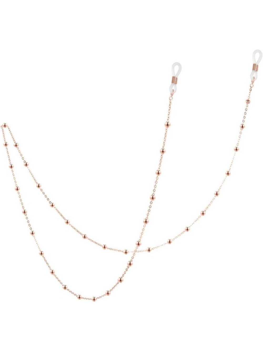 Stylish 925 Sterling Silver Eyeglass Chain for Women | Fashionable Glasses Strap